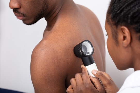 main receiving skin cancer screening