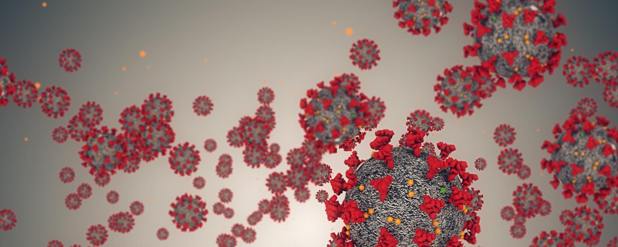 Microscopic example of Covid-19 virus